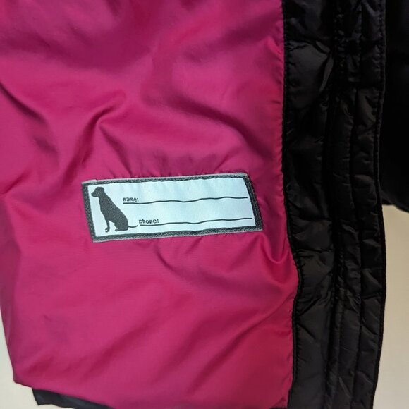 Eddie Bauer Down Long Tunic Length Puffer Parka Coat Black Fushcia Girls L 14-16 - Picture 10 of 16